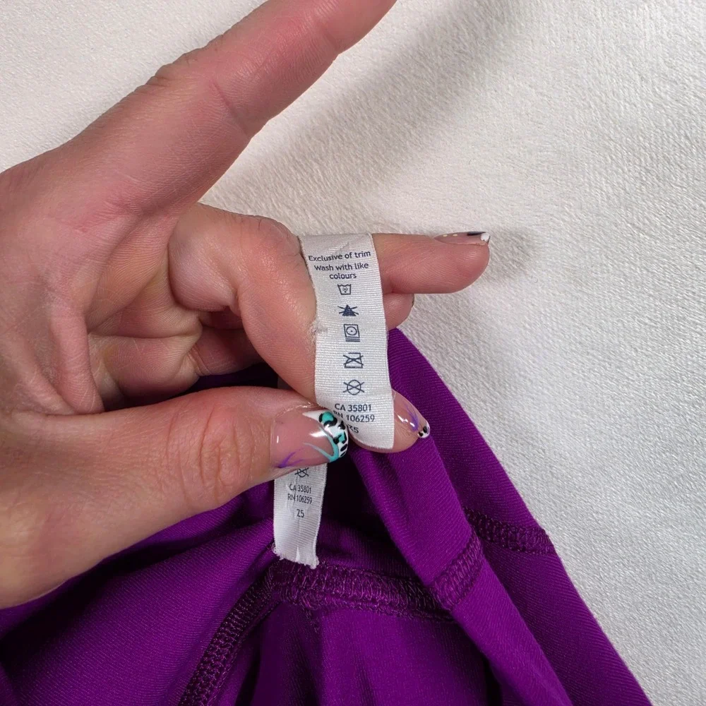 Lululemon Wunder Under Leggings Women's 4 Tender Violet High Rise Full On Luon